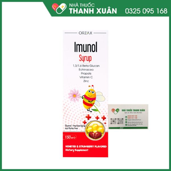 IMUNOL SYRUP - Tăng cường miễn dịch cho bé